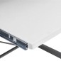 vidaXL Escritorio de esquina madera contrachapada blanco 132x112x99 cm vidaXL Escritorio de esquina madera contrachapada blanco 132x112x99 cm