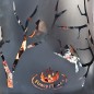 Esschert Design Brasero Birds on Twig acero al carbono negro FF409 Esschert Design Brasero Birds on Twig acero al carbono negro FF409