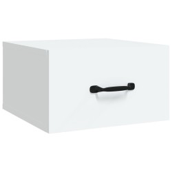vidaXL Mesita de noche de pared blanco 35x35x20 cm  