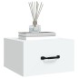 vidaXL Mesita de noche de pared blanco 35x35x20 cm vidaXL Mesita de noche de pared blanco 35x35x20 cm