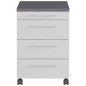 Germania Cajonera ruedas GW-Profi 2.0 42x49x61 cm gris claro y grafito Germania Cajonera ruedas GW-Profi 2.0 42x49x61 cm gris claro y grafito