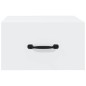 vidaXL Mesita de noche de pared blanco 35x35x20 cm vidaXL Mesita de noche de pared blanco 35x35x20 cm