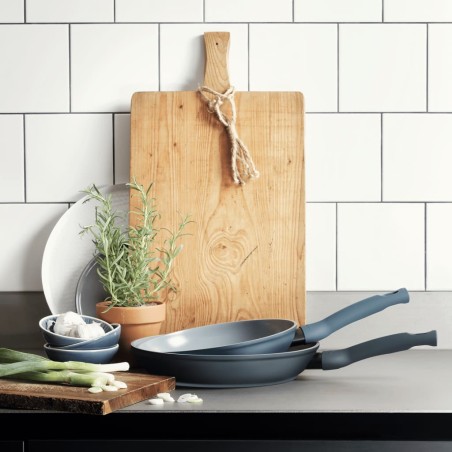 CUISINOX Juego de sartenes 2 piezas azul denim