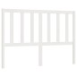 vidaXL Cabecero de cama madera maciza de pino blanco 146x4x100 cm