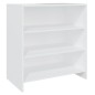 vidaXL Aparador de madera contrachapada blanco 70x40,5x75 cm vidaXL Aparador de madera contrachapada blanco 70x40,5x75 cm