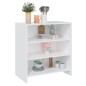 vidaXL Aparador de madera contrachapada blanco 70x40,5x75 cm vidaXL Aparador de madera contrachapada blanco 70x40,5x75 cm