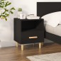 vidaXL Mesita de noche color negro 40x35x47 cm vidaXL Mesita de noche color negro 40x35x47 cm