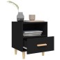 vidaXL Mesita de noche color negro 40x35x47 cm vidaXL Mesita de noche color negro 40x35x47 cm