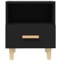 vidaXL Mesita de noche color negro 40x35x47 cm vidaXL Mesita de noche color negro 40x35x47 cm