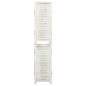 vidaXL Biombo de 6 paneles madera maciza blanco envejecido 215x166 cm vidaXL Biombo de 6 paneles madera maciza blanco envejecido 215x166 cm