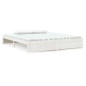 vidaXL Estructura de cama madera maciza Super King blanco 180x200 cm vidaXL Estructura de cama madera maciza Super King blanco 180x200 cm