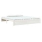 vidaXL Estructura de cama madera maciza Super King blanco 180x200 cm vidaXL Estructura de cama madera maciza Super King blanco 180x200 cm