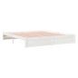vidaXL Estructura de cama madera maciza Super King blanco 180x200 cm vidaXL Estructura de cama madera maciza Super King blanco 180x200 cm