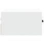 vidaXL Mesita de noche de pared blanco 35x35x20 cm vidaXL Mesita de noche de pared blanco 35x35x20 cm