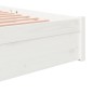 vidaXL Estructura de cama madera maciza Super King blanco 180x200 cm vidaXL Estructura de cama madera maciza Super King blanco 180x200 cm