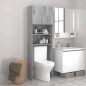 vidaXL Armario de lavadora gris Sonoma 64x25,5x190 cm