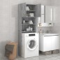 vidaXL Armario de lavadora gris Sonoma 64x25,5x190 cm