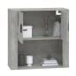vidaXL Armario de pared madera contrachapada gris hormigón 80x33x80 cm vidaXL Armario de pared madera contrachapada gris hormigón 80x33x80 cm