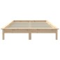 vidaXL Estructura de cama madera maciza de pino 140x200 cm vidaXL Estructura de cama madera maciza de pino 140x200 cm