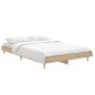 vidaXL Estructura de cama madera contrachapada roble Sonoma 120x190 cm