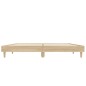 vidaXL Estructura de cama madera contrachapada roble Sonoma 120x190 cm
