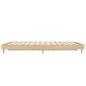 vidaXL Estructura de cama madera contrachapada roble Sonoma 120x190 cm