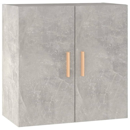 vidaXL Armario de pared madera contrachapada gris hormigón 60x30x60 cm 