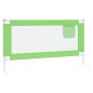 vidaXL Barandilla de seguridad cama de niño verde tela 160x25 cm vidaXL Barandilla de seguridad cama de niño verde tela 160x25 cm