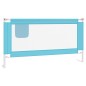 vidaXL Barandilla de seguridad cama de niño azul tela 160x25 cm vidaXL Barandilla de seguridad cama de niño azul tela 160x25 cm