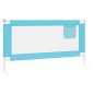 vidaXL Barandilla de seguridad cama de niño azul tela 160x25 cm vidaXL Barandilla de seguridad cama de niño azul tela 160x25 cm