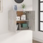 vidaXL Armario de pared madera contrachapada gris hormigón 60x30x60 cm vidaXL Armario de pared madera contrachapada gris hormigón 60x30x60 cm