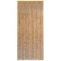 vidaXL Cortina de bambú para puerta contra insectos 90x220 cm