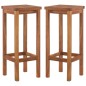 vidaXL Taburetes de cocina 2 unidades madera maciza de acacia vidaXL Taburetes de cocina 2 unidades madera maciza de acacia