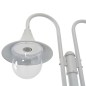 vidaXL Farola de jardín con 2 luces aluminio blanca E27 220 cm vidaXL Farola de jardín con 2 luces aluminio blanca E27 220 cm