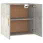 vidaXL Armario de pared madera contrachapada gris hormigón 60x30x60 cm vidaXL Armario de pared madera contrachapada gris hormigón 60x30x60 cm