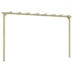 vidaXL Pérgola de jardín madera pino impregnada 360x200x60 cm