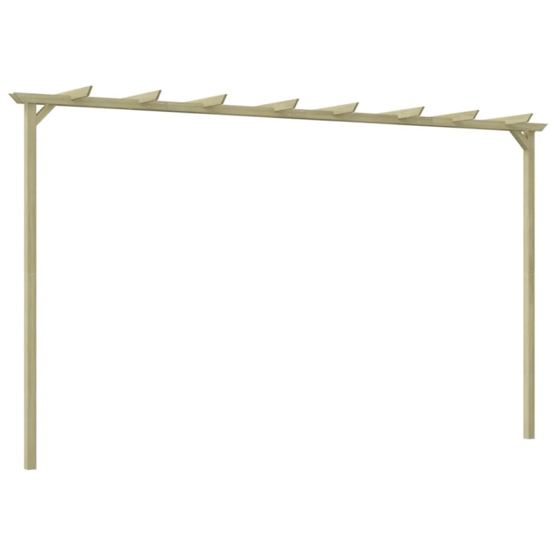 vidaXL Pérgola de jardín madera pino impregnada 360x200x60 cm vidaXL Pérgola de jardín madera pino impregnada 360x200x60 cm