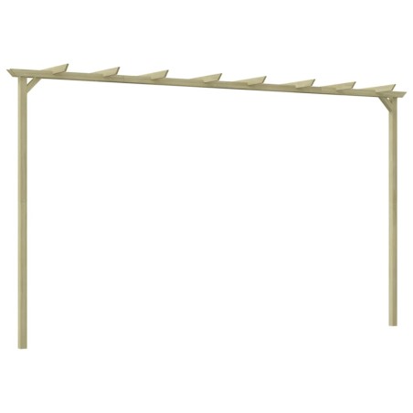 vidaXL Pérgola de jardín madera pino impregnada 360x200x60 cm