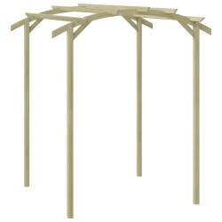 vidaXL Pérgola de jardín de madera pino impregnada 180x197x210 cm