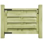 vidaXL Puerta de jardín madera de pino impregnada verde 100x75 cm vidaXL Puerta de jardín madera de pino impregnada verde 100x75 cm