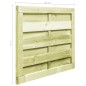 vidaXL Puerta de jardín madera de pino impregnada verde 100x75 cm vidaXL Puerta de jardín madera de pino impregnada verde 100x75 cm