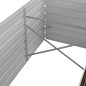 vidaXL Arriate de acero galvanizado marrón 240x80x45 cm vidaXL Arriate de acero galvanizado marrón 240x80x45 cm
