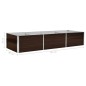 vidaXL Arriate de acero galvanizado marrón 240x80x45 cm vidaXL Arriate de acero galvanizado marrón 240x80x45 cm