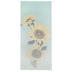 vidaXL Cortina de bambú para puerta contra insectos 90x200 cm