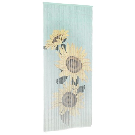 vidaXL Cortina de bambú para puerta contra insectos 90x200 cm