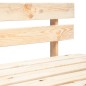 vidaXL Banco de palés para jardín madera vidaXL Banco de palés para jardín madera