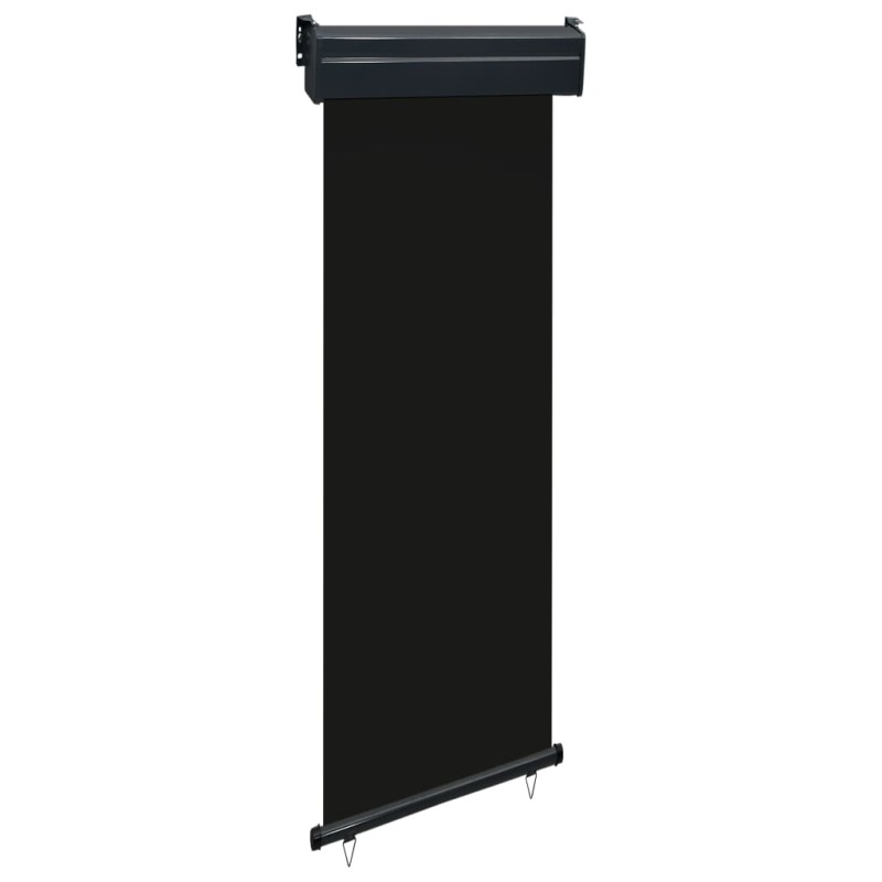 vidaXL Toldo lateral de balcón negro 65x250 cm vidaXL Toldo lateral de balcón negro 65x250 cm