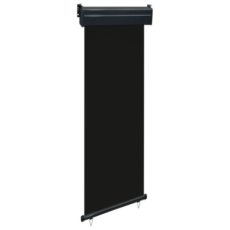 vidaXL Toldo lateral de balcón negro 65x250 cm
