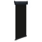 vidaXL Toldo lateral de balcón negro 65x250 cm vidaXL Toldo lateral de balcón negro 65x250 cm