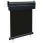 vidaXL Toldo lateral de balcón negro 65x250 cm vidaXL Toldo lateral de balcón negro 65x250 cm